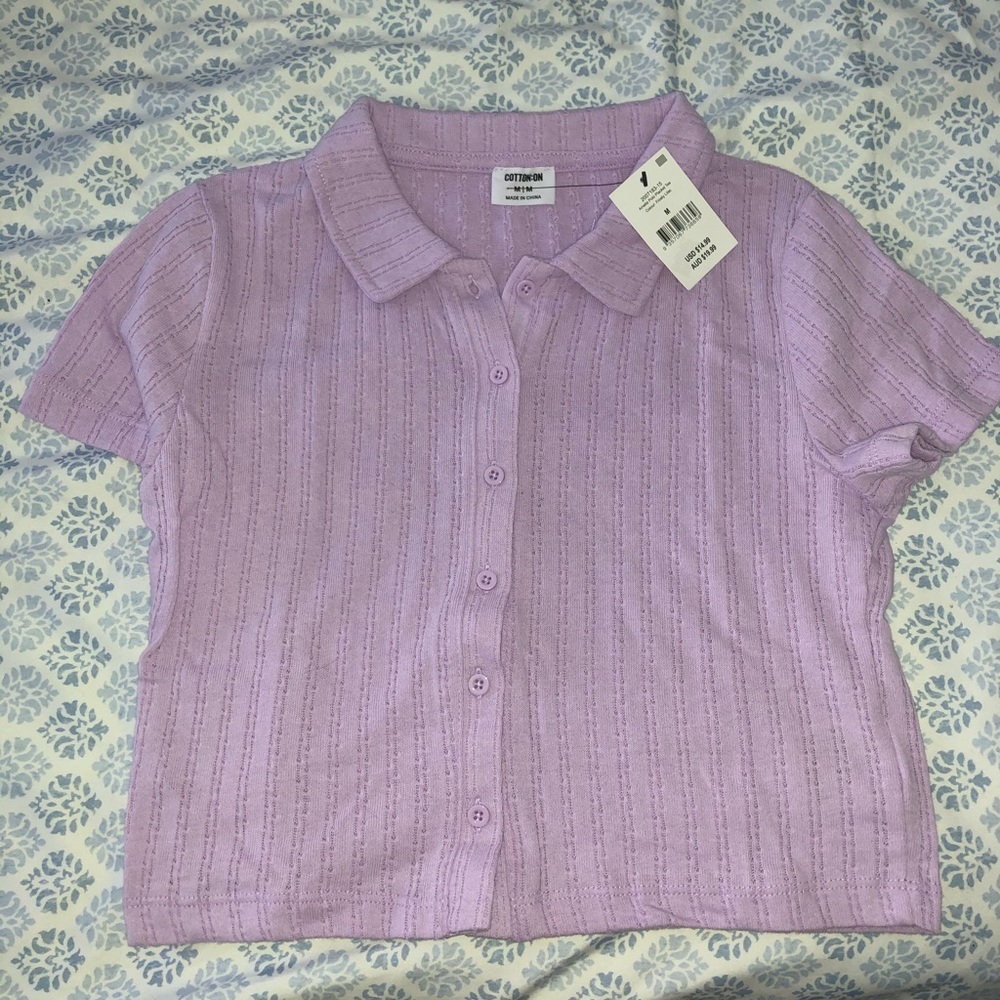 Lilac Polo Tee